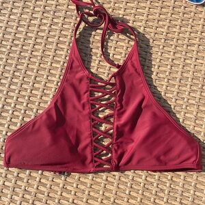 Hi lister halter style bikini top, xs